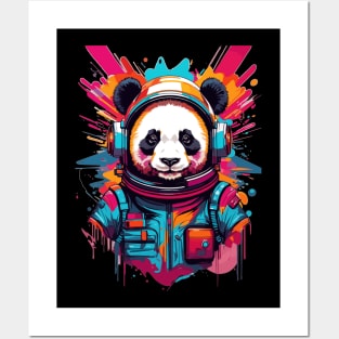 Space Panda Astronaut Posters and Art